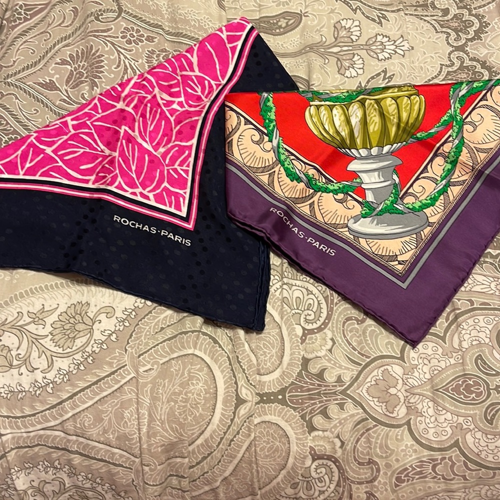 Rochas Paris Silk Scarf